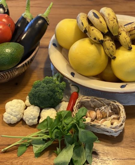 IMG E4959 wm 450x550 - סלט חצילים ופלפלים קלויים